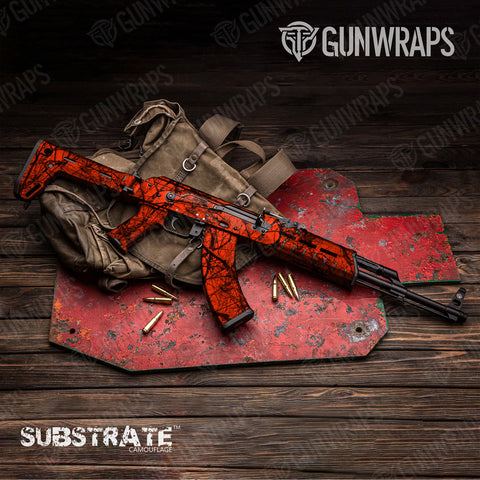 Substrate Camo AK-47 Gun Skin Vinyl Wraps