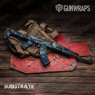 AK 47 Substrate Saipan Camo Gun Skin Vinyl Wrap Film