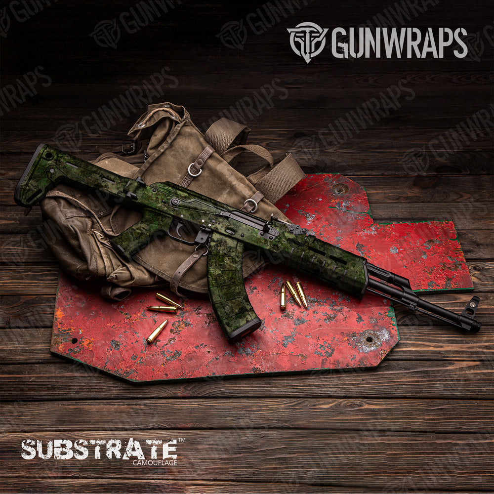 AK 47 Substrate Shroud Camo Gun Skin Vinyl Wrap Film