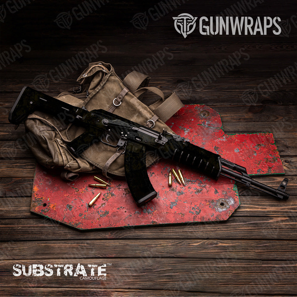 AK 47 Substrate Strikeforce Camo Gun Skin Vinyl Wrap Film