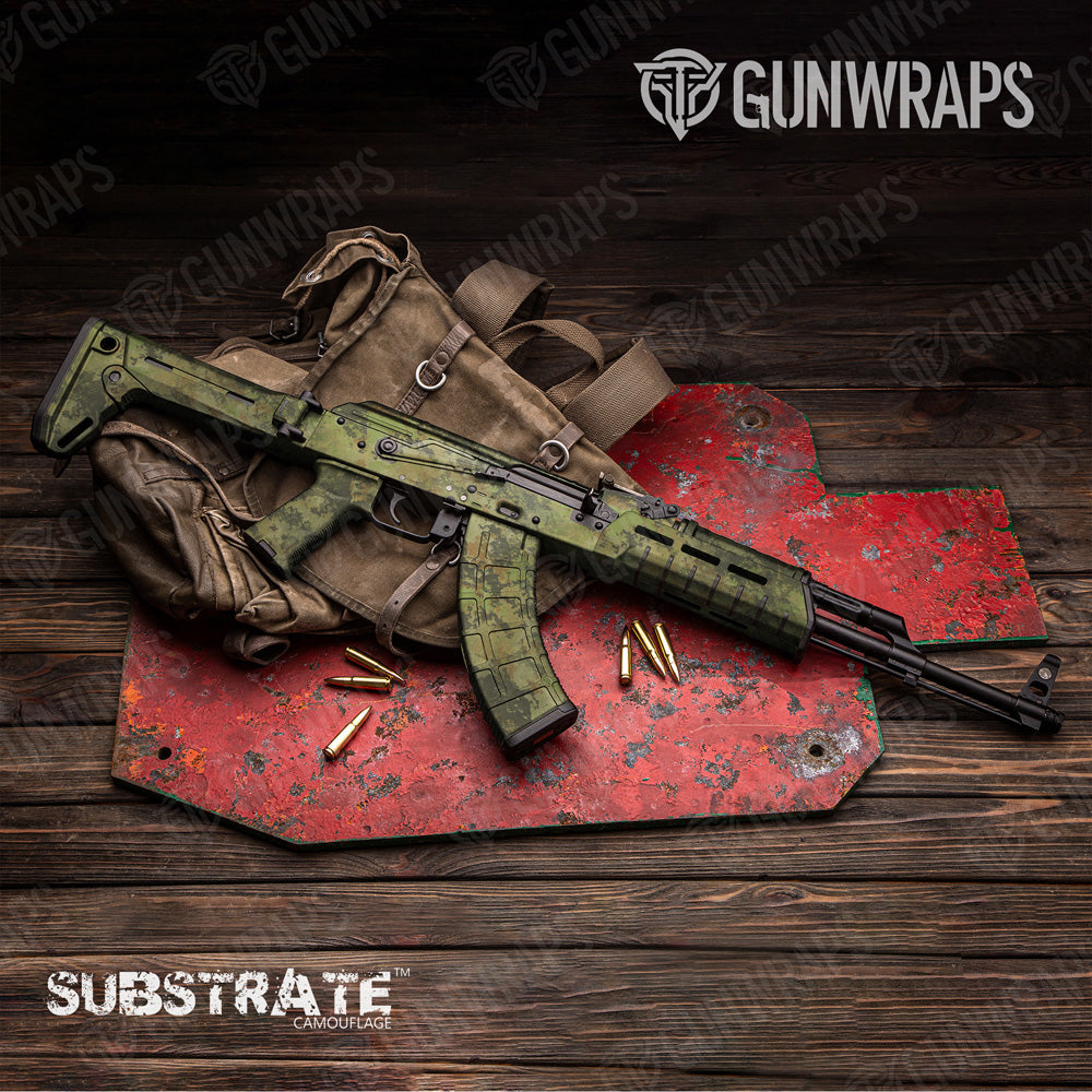 AK 47 Substrate Sydney Camo Gun Skin Vinyl Wrap Film