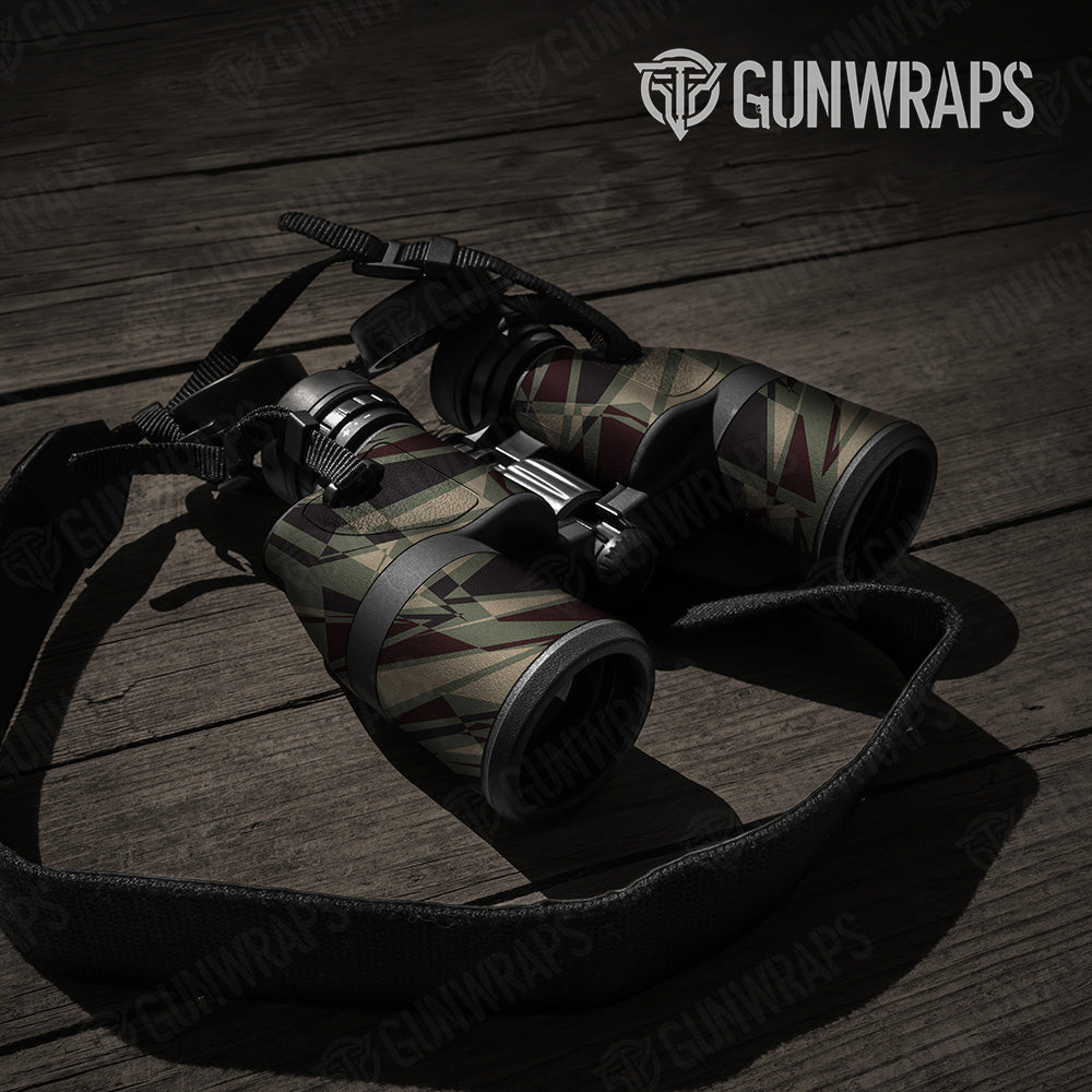 Sharp Militant Blood Camo Binocular Gear Skin Vinyl Wrap