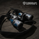 Shattered Blue Tiger Camo Binocular Gear Skin Vinyl Wrap