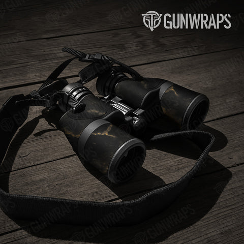Gold Binocular Gear Skin Vinyl Wraps