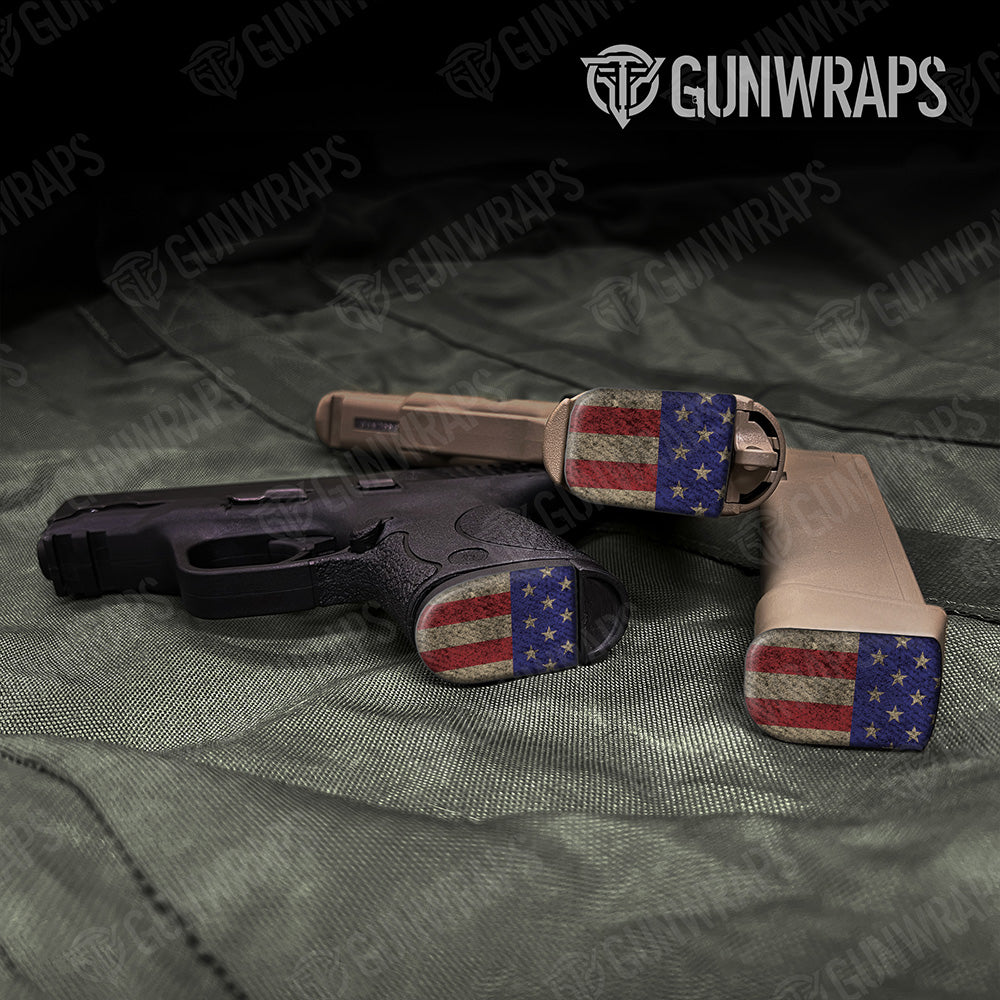 Patriotic Color Flag Pistol Mag Gun Skin Vinyl Wrap