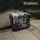 Broken Plaid Magenta Camo Rangefinder Gear Skin Vinyl Wrap