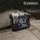Broken Plaid Purple Camo Rangefinder Gear Skin Vinyl Wrap