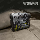 Broken Plaid Yellow Camo Rangefinder Gear Skin Vinyl Wrap