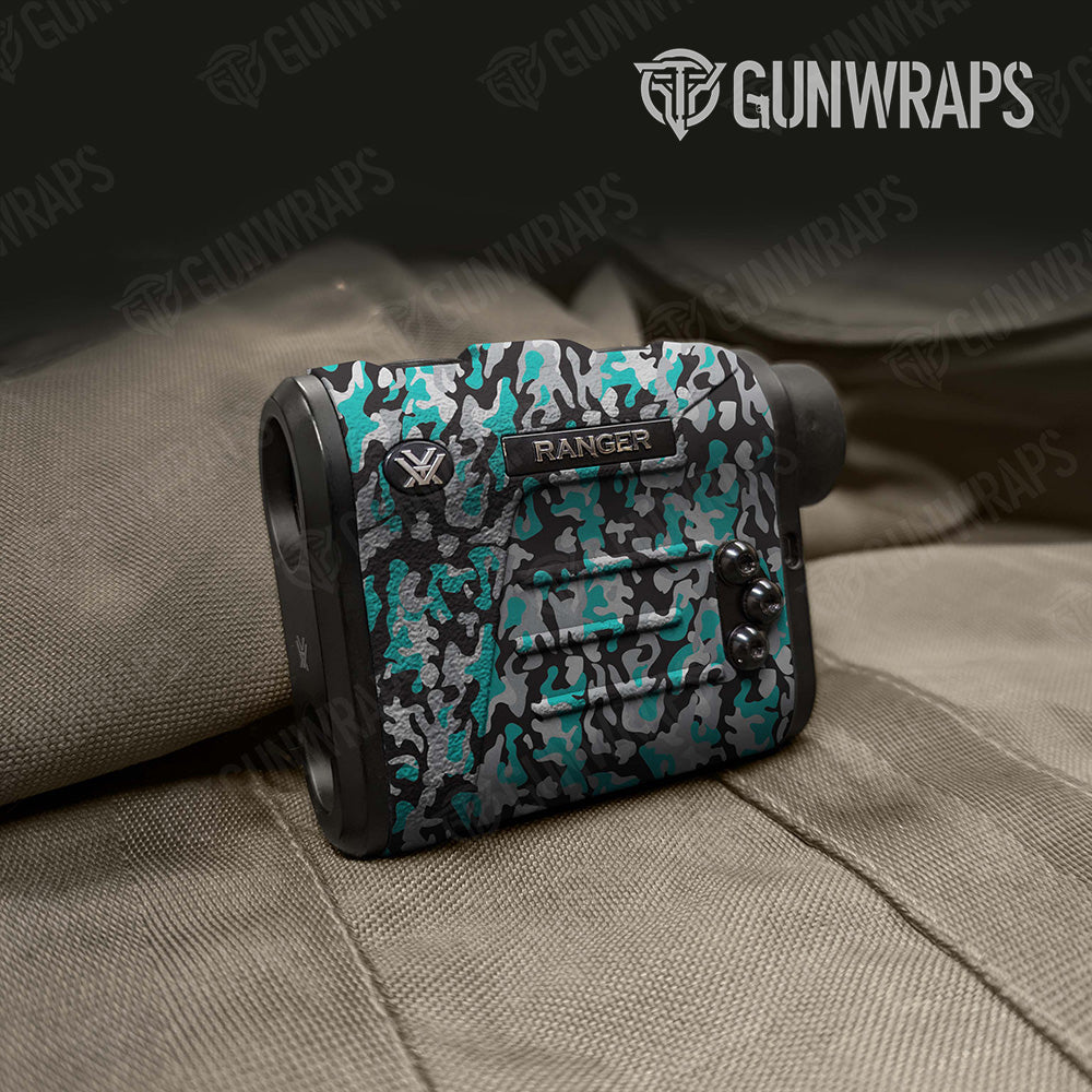 Classic Tiffany Blue Tiger Camo Rangefinder Gear Skin Vinyl Wrap