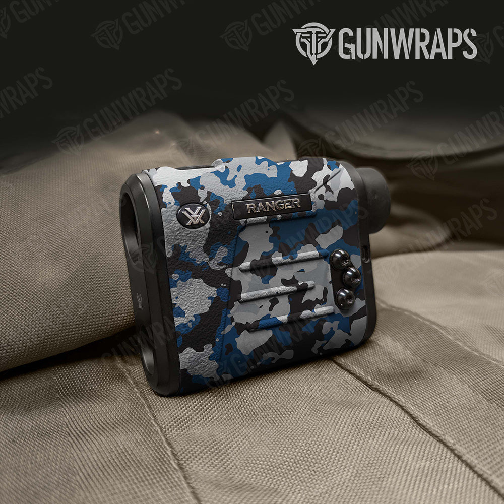 Cumulus Blue Tiger Camo Rangefinder Gear Skin Vinyl Wrap