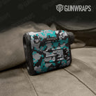 Cumulus Tiffany Blue Tiger Camo Rangefinder Gear Skin Vinyl Wrap