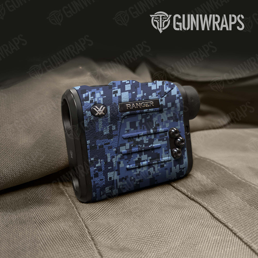 Digital Blue Urban Night Camo Rangefinder Gear Skin Vinyl Wrap