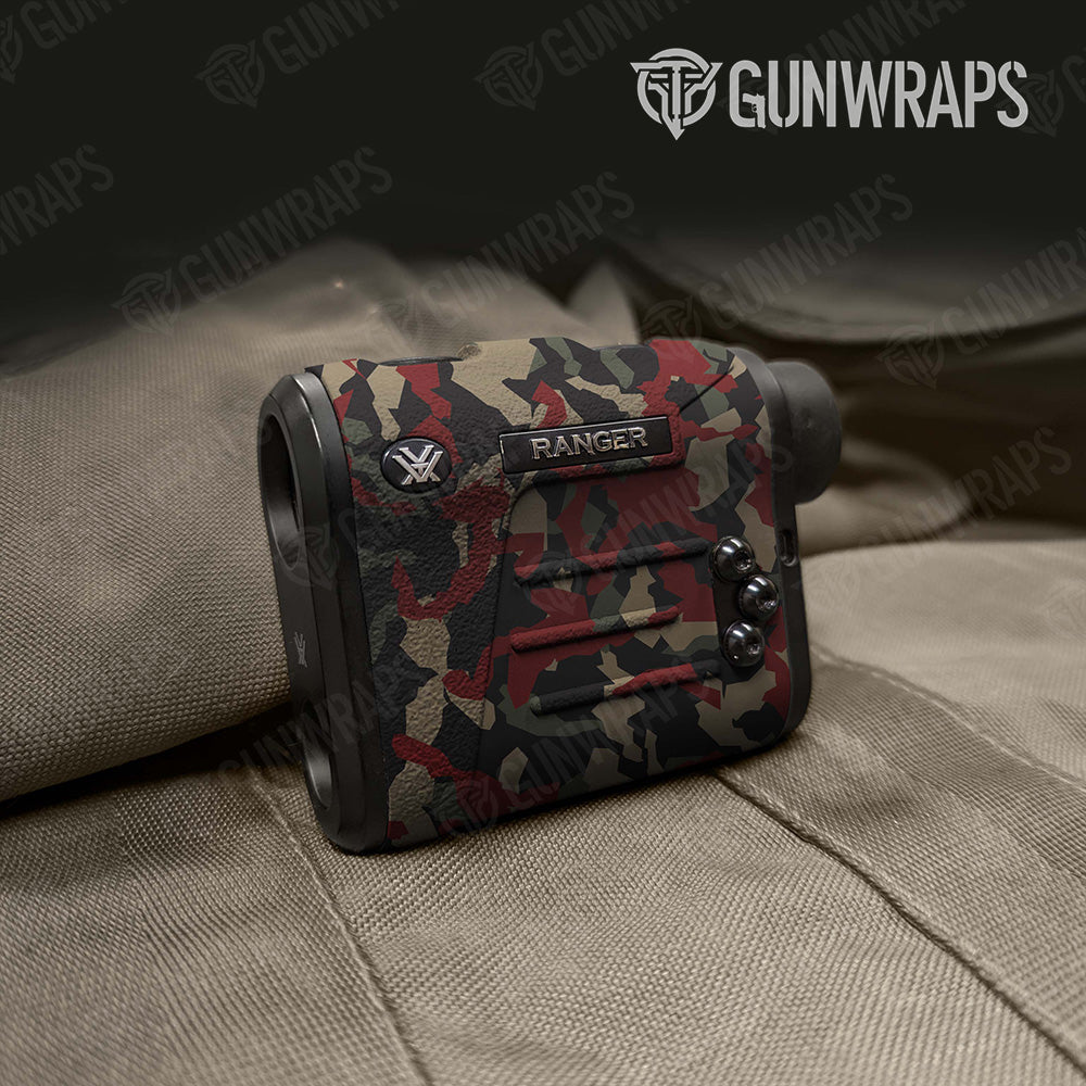 Erratic Militant Red Camo Rangefinder Gear Skin Vinyl Wrap