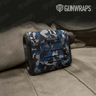 Erratic Blue Tiger Camo Rangefinder Gear Skin Vinyl Wrap