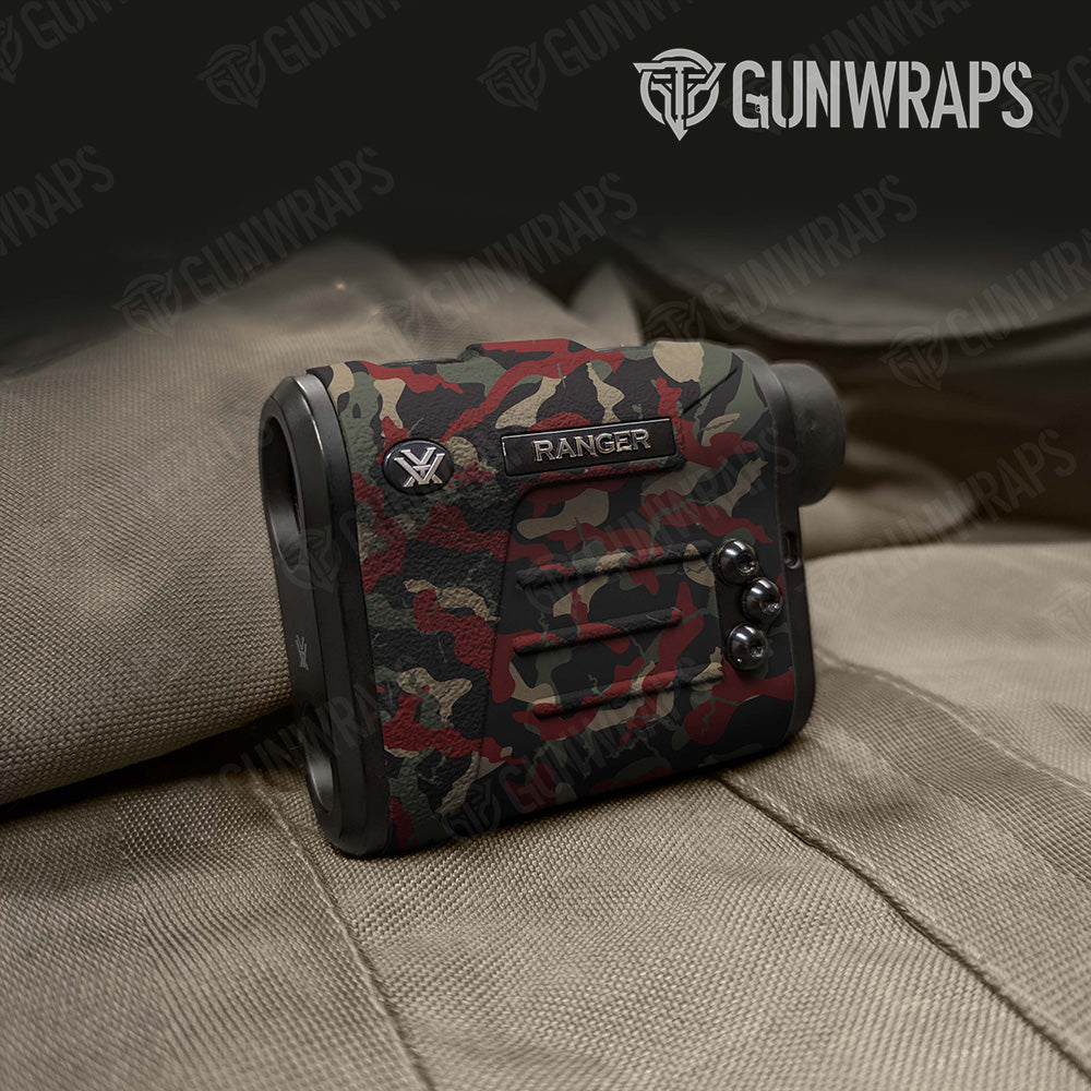 Ragged Militant Red Camo Rangefinder Gear Skin Vinyl Wrap