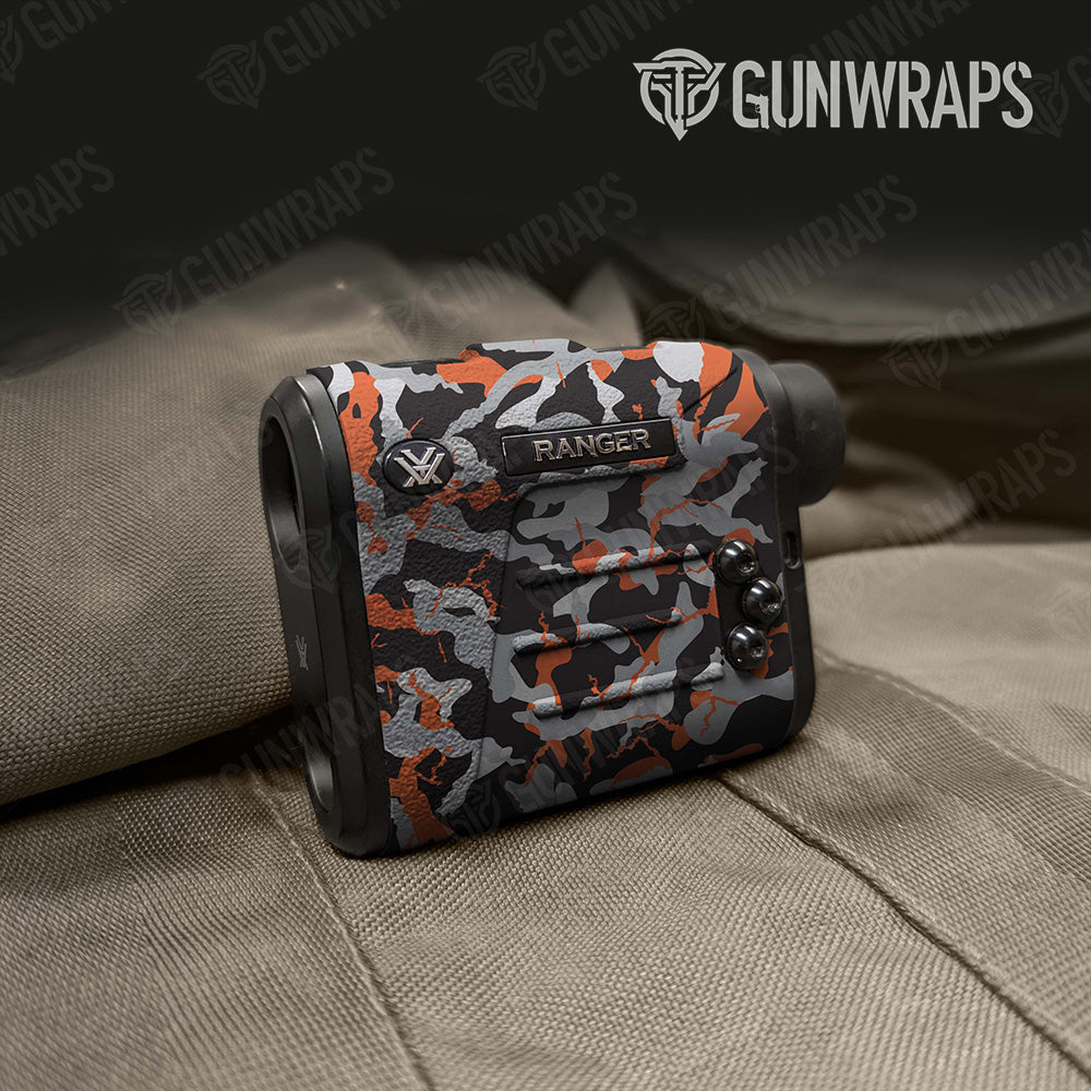 Ragged Orange Tiger Camo Rangefinder Gear Skin Vinyl Wrap