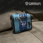 Shredded Baby Blue Camo Rangefinder Gear Skin Vinyl Wrap