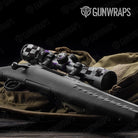 Broken Plaid Purple Camo Scope Gear Skin Vinyl Wrap