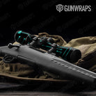 Circuit Board Tiffany Blue Scope Gear Skin Vinyl Wrap