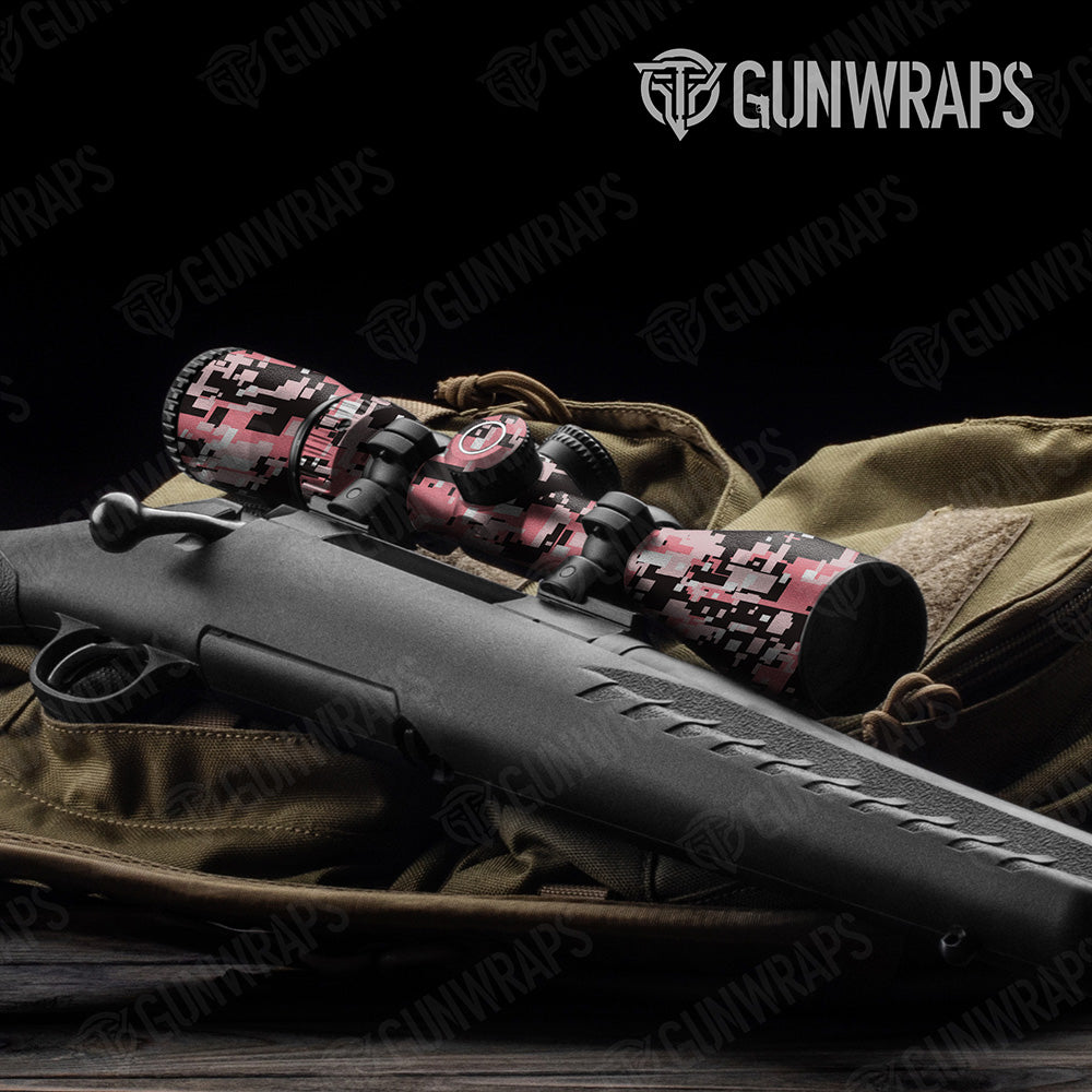 pink digital camo gun