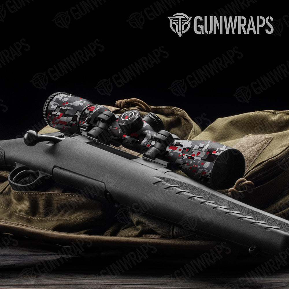 AR 15 Shattered Urban Night Camo Gun Skin Vinyl Wrap