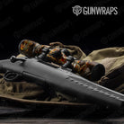 Nature Burning Buck Skull Camo Scope Gear Skin Vinyl Wrap