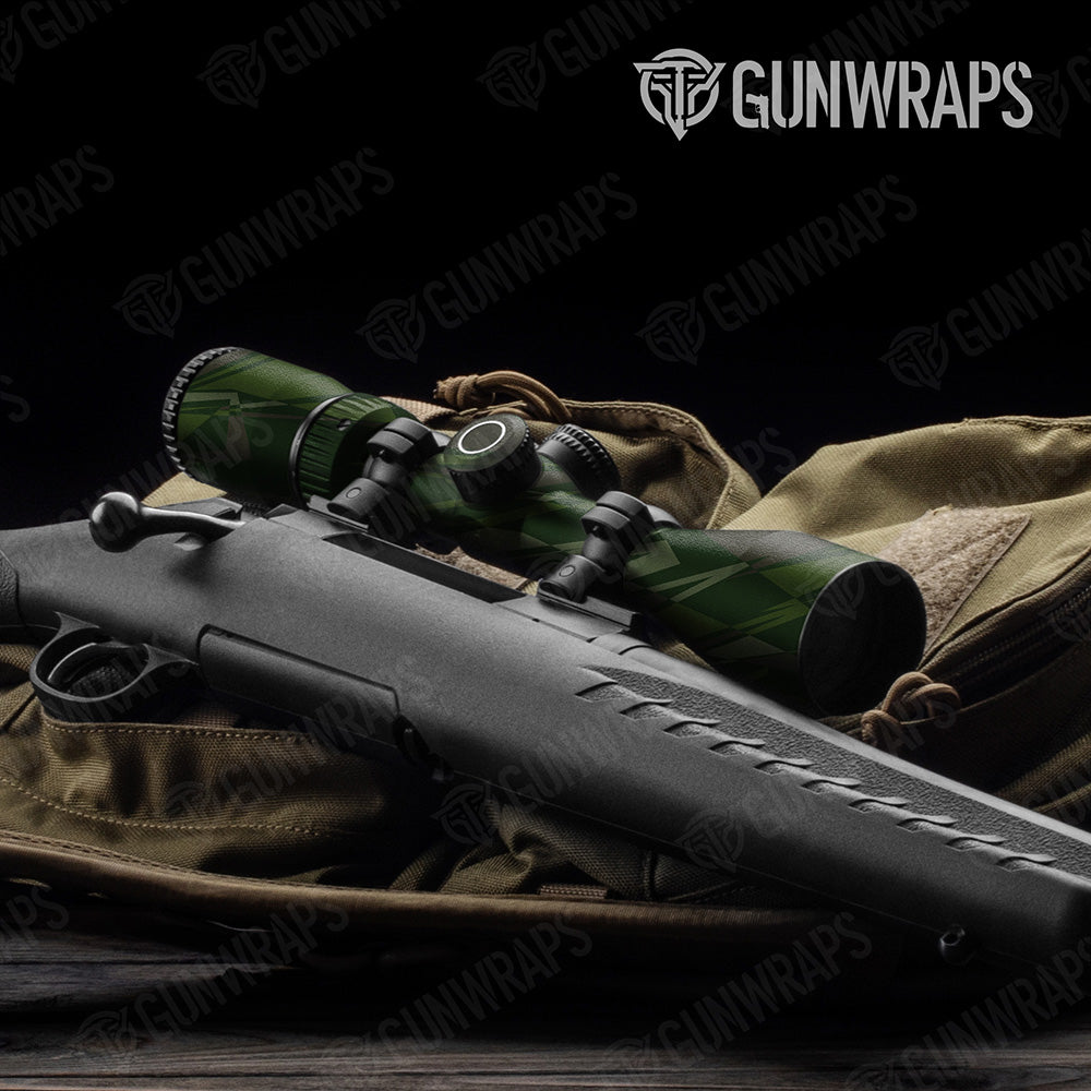 Sharp Army Dark Green Camo Scope Gear Skin Vinyl Wrap