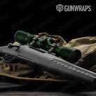 Shattered Elite Green Camo Scope Gear Skin Vinyl Wrap