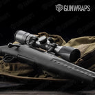 Shattered Snow Camo Scope Gear Skin Vinyl Wrap