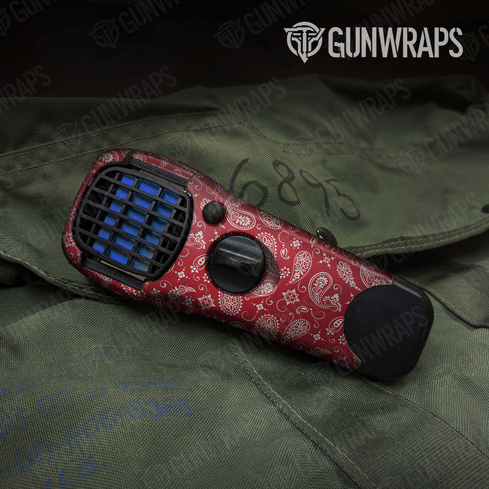 Bandana Red White Thermacell Gear Skin Vinyl Wrap