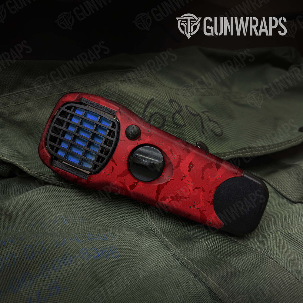 Battle Storm Elite Red Camo Thermacell Gear Skin Vinyl Wrap