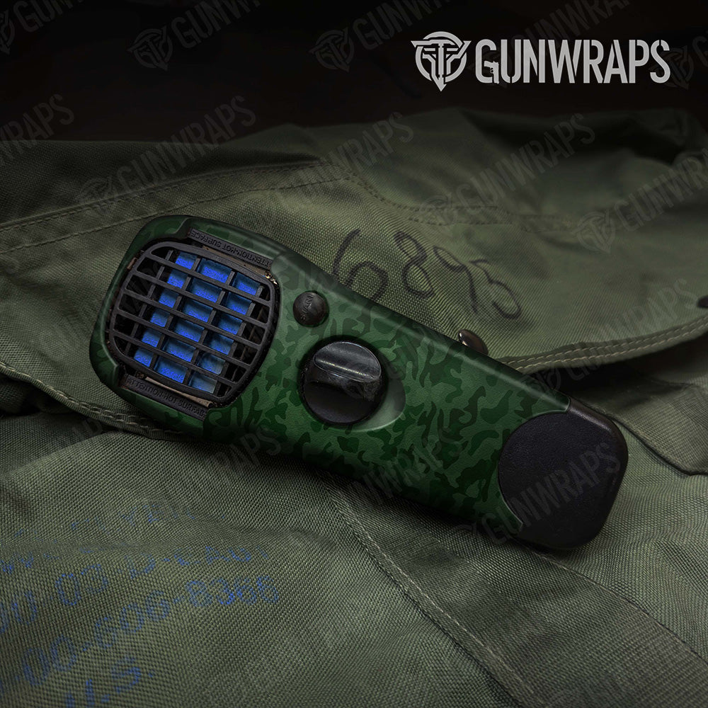 Classic Elite Green Camo Thermacell Gear Skin Vinyl Wrap