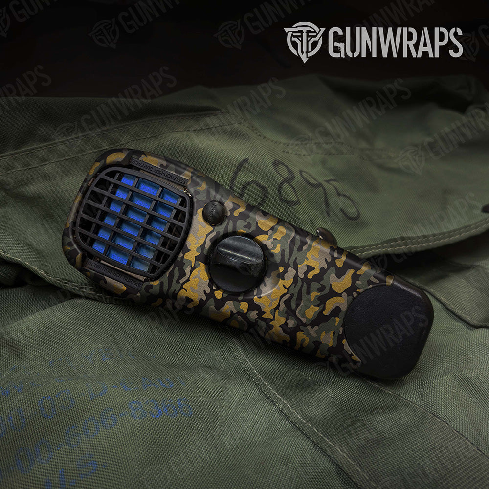 Classic Militant Yellow Camo Thermacell Gear Skin Vinyl Wrap