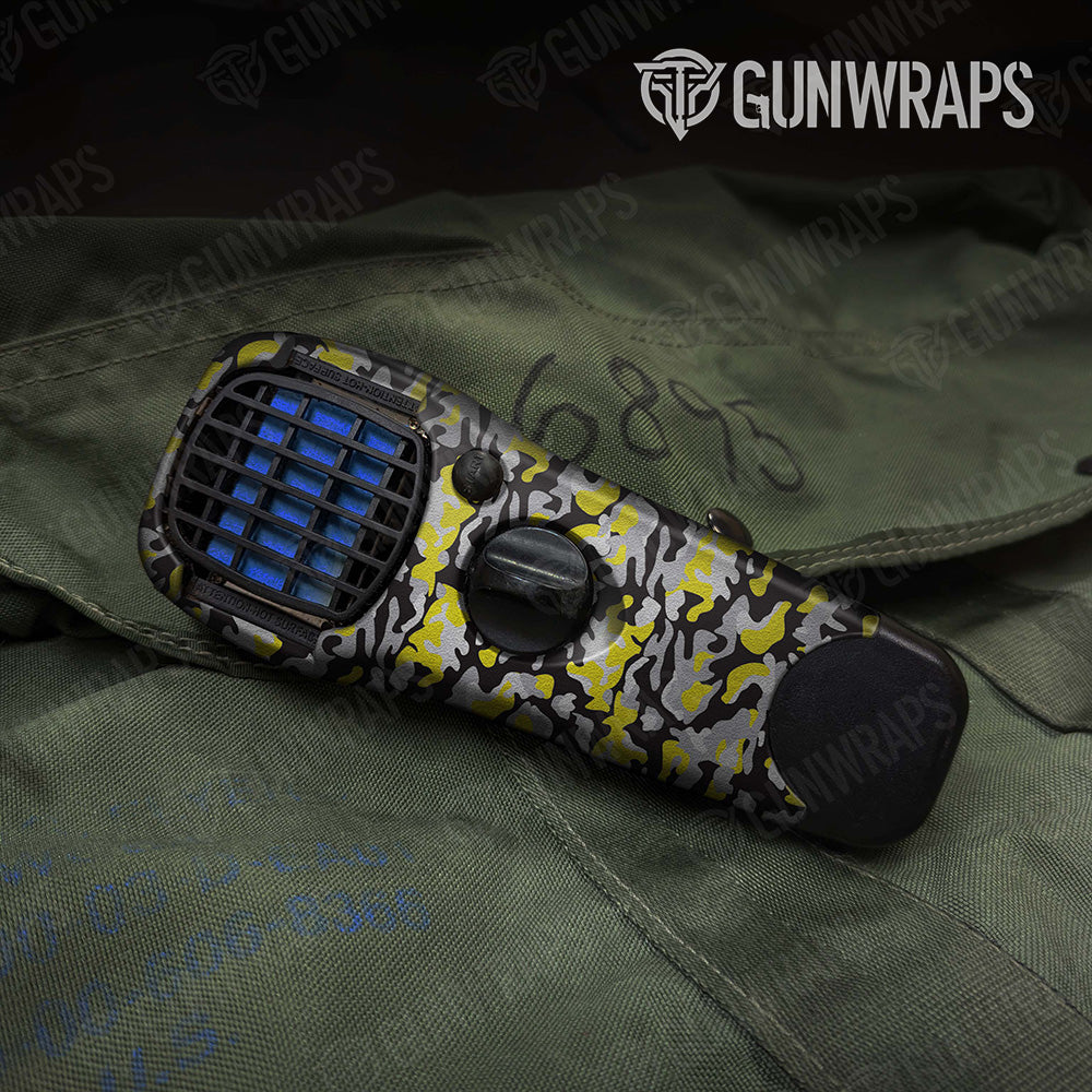 Classic Yellow Tiger Camo Thermacell Gear Skin Vinyl Wrap