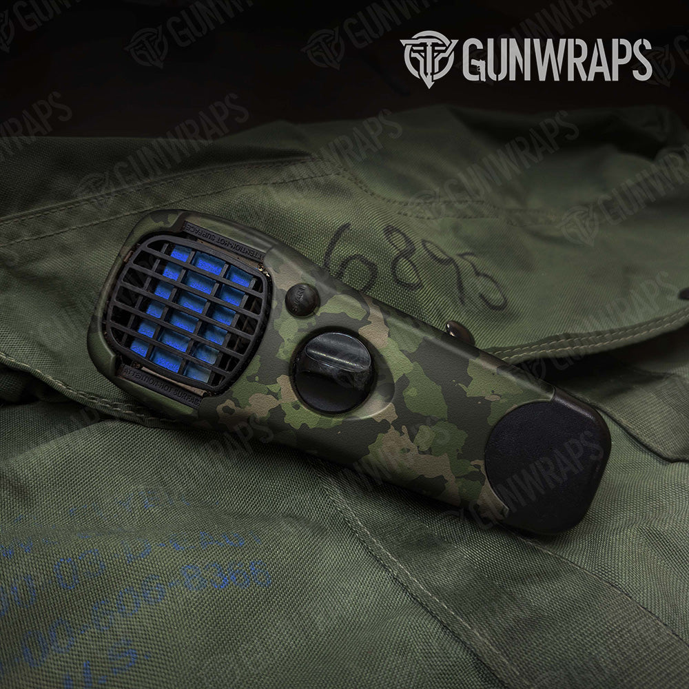 Cumulus Army Green Camo Thermacell Gear Skin Vinyl Wrap