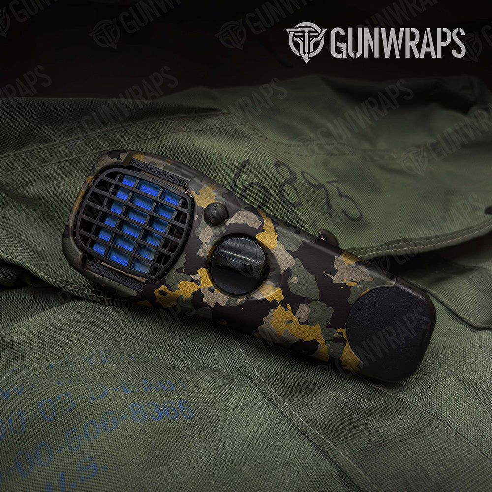 Cumulus Militant Yellow Camo Thermacell Gear Skin Vinyl Wrap