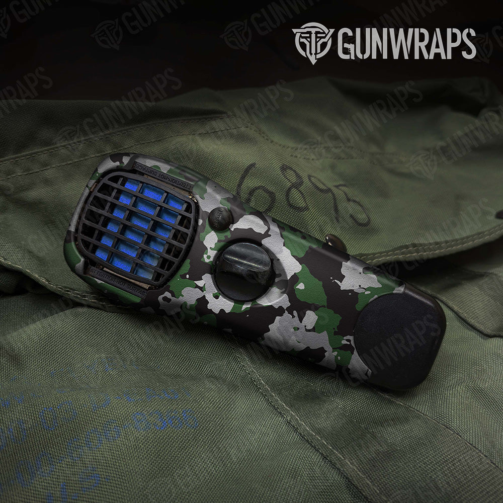 Cumulus Green Tiger Camo Thermacell Gear Skin Vinyl Wrap