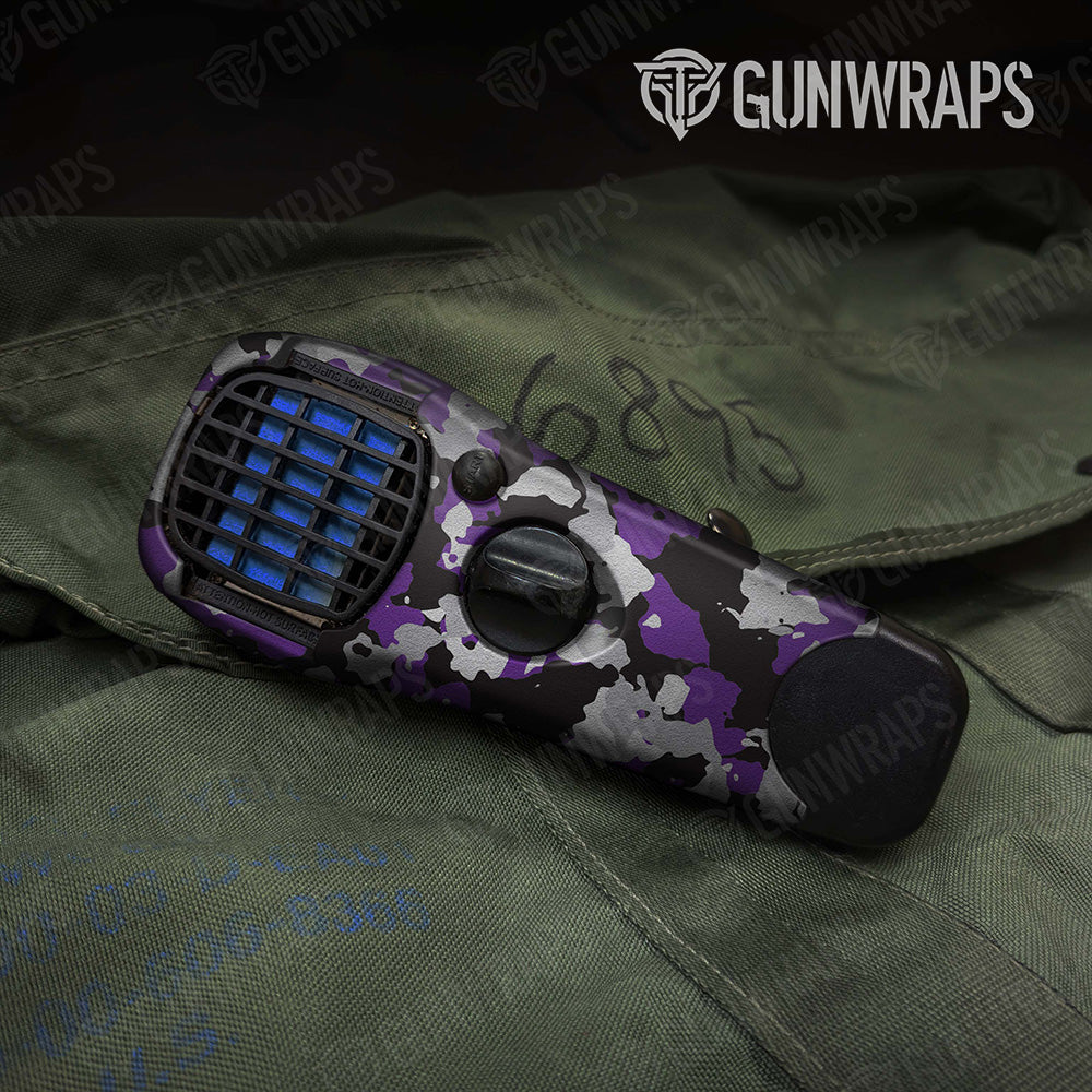 Cumulus Purple Tiger Camo Thermacell Gear Skin Vinyl Wrap