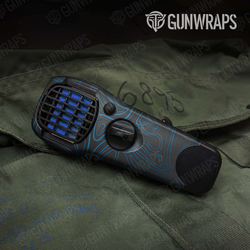 Damascus Blue Thermacell Gear Skin Vinyl Wrap