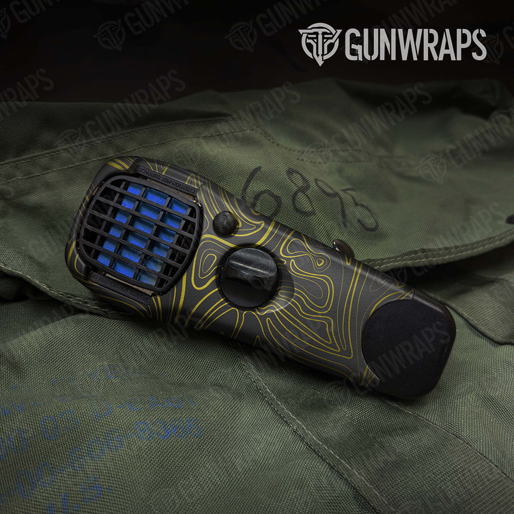 Damascus Yellow Thermacell Gear Skin Vinyl Wrap