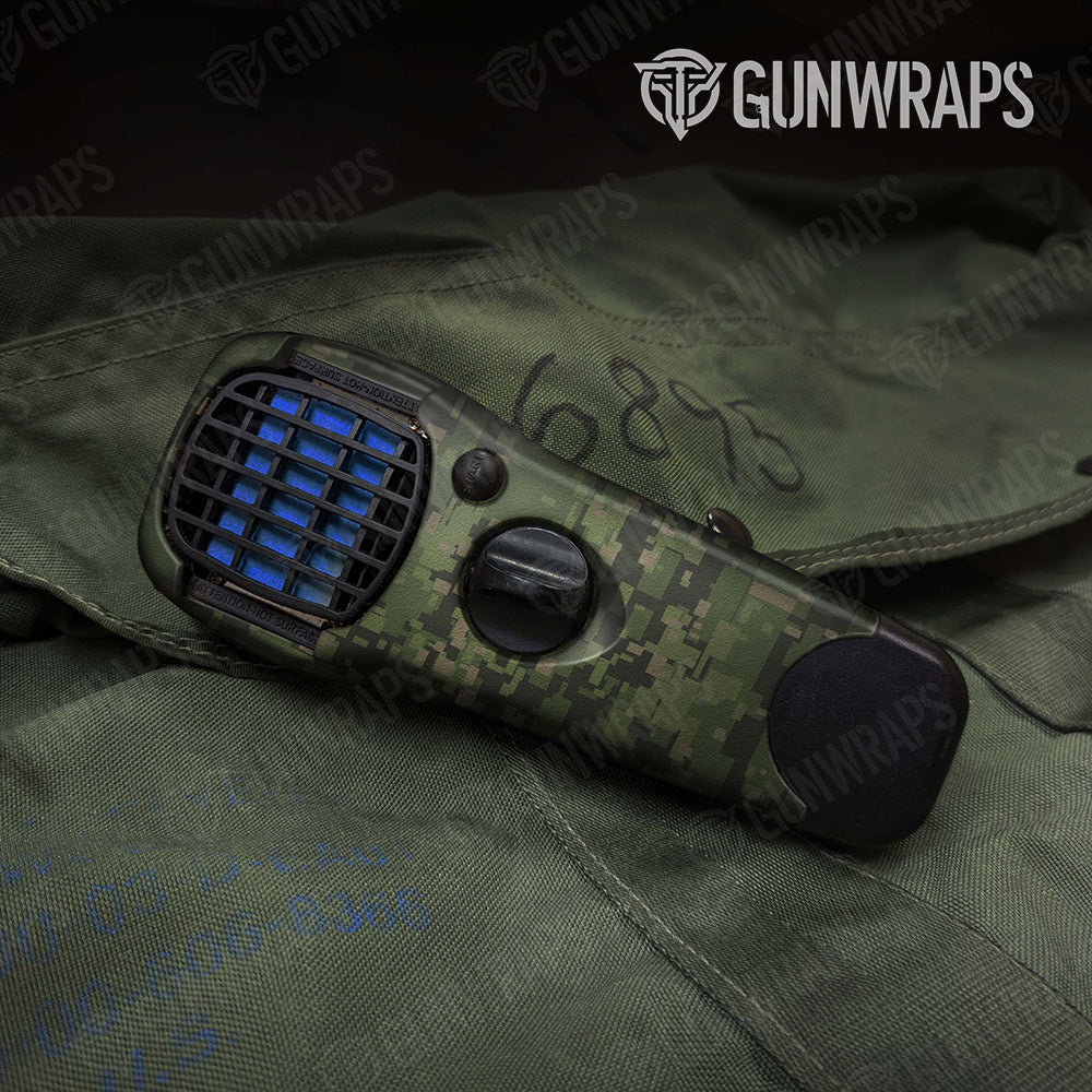 Digital Army Green Camo Thermacell Gear Skin Vinyl Wrap