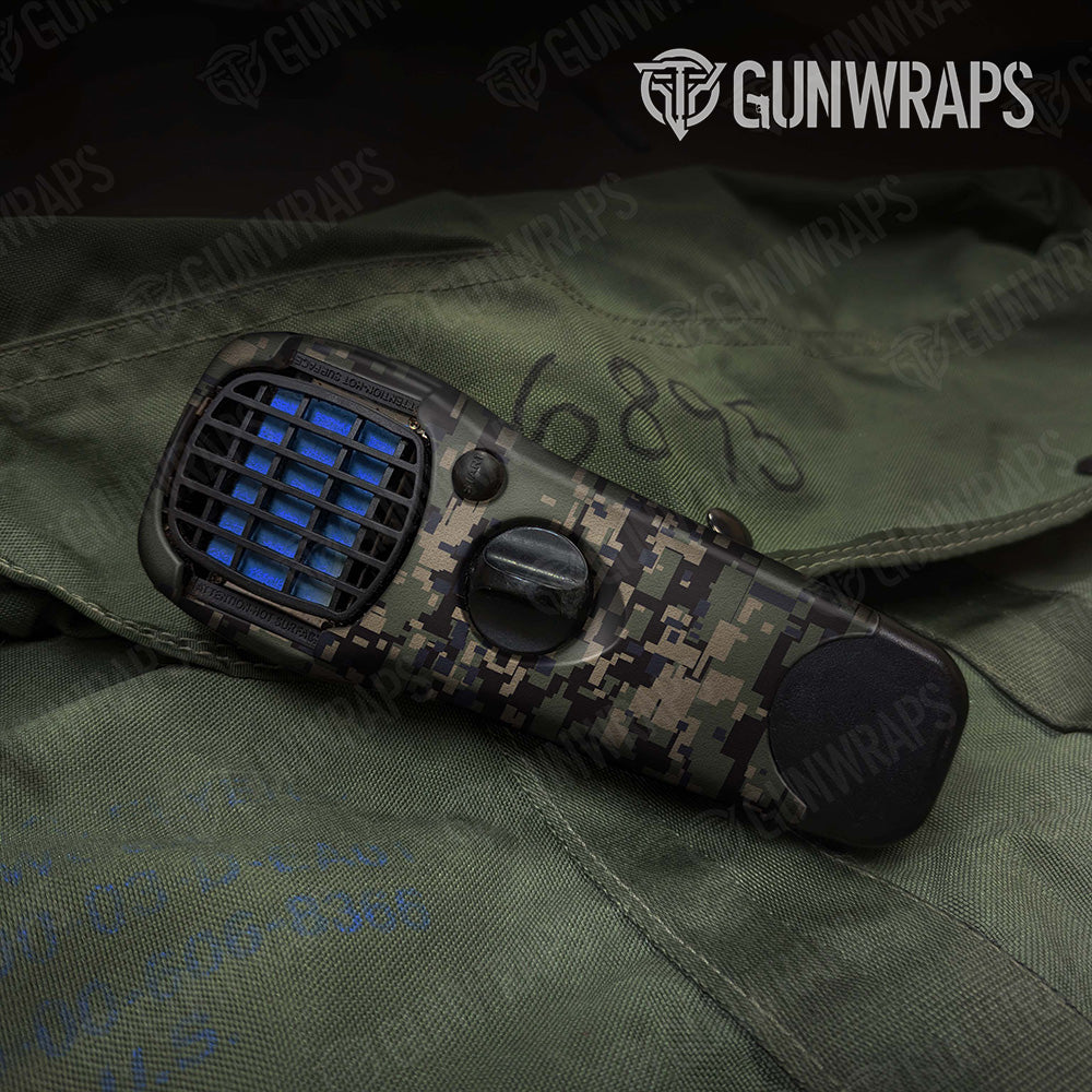 Digital Militant Blue Camo Thermacell Gear Skin Vinyl Wrap