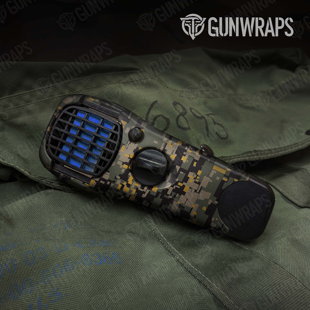 Digital Militant Yellow Camo Thermacell Gear Skin Vinyl Wrap