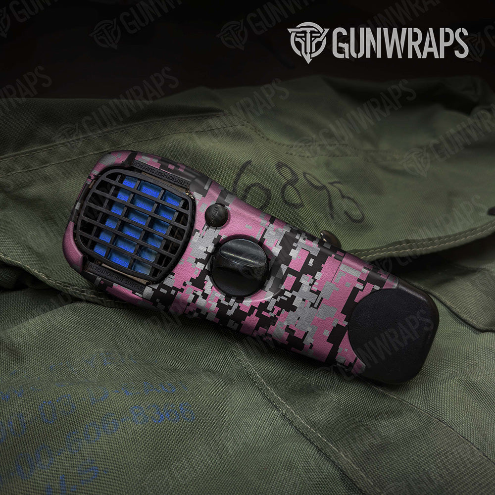 Digital Pink Tiger Camo Thermacell Gear Skin Vinyl Wrap