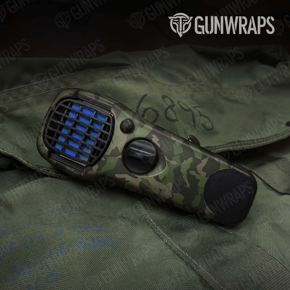 Erratic Army Green Camo Thermacell Gear Skin Vinyl Wrap