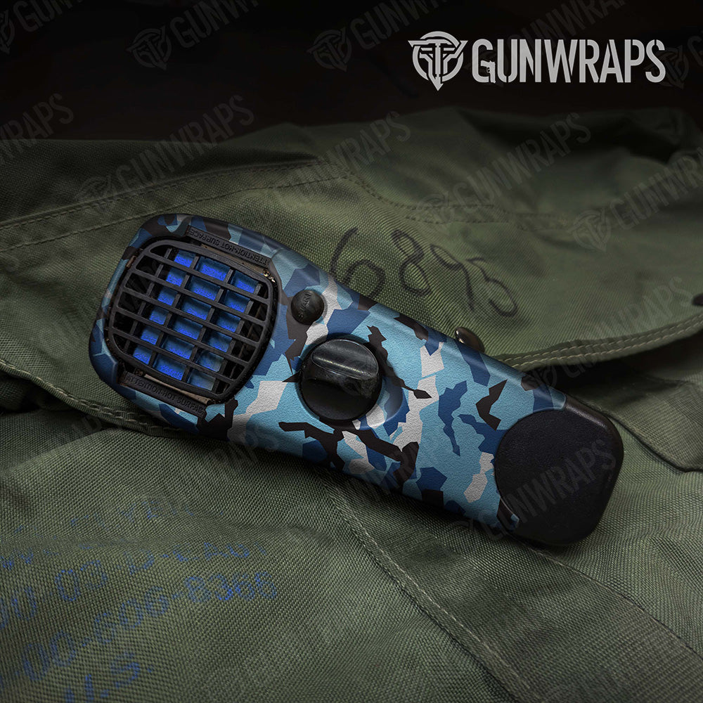 Erratic Baby Blue Camo Thermacell Gear Skin Vinyl Wrap