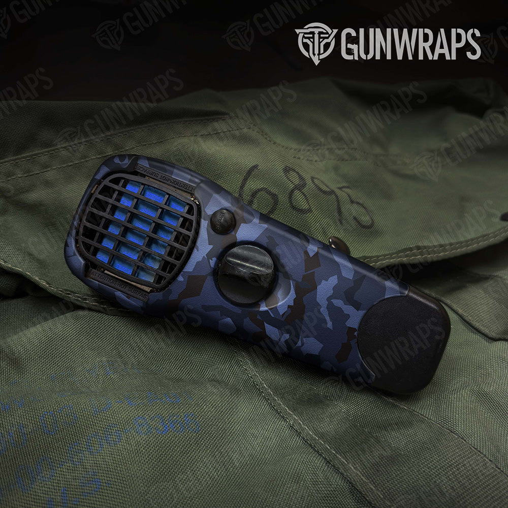 Erratic Blue Midnight Camo Thermacell Gear Skin Vinyl Wrap