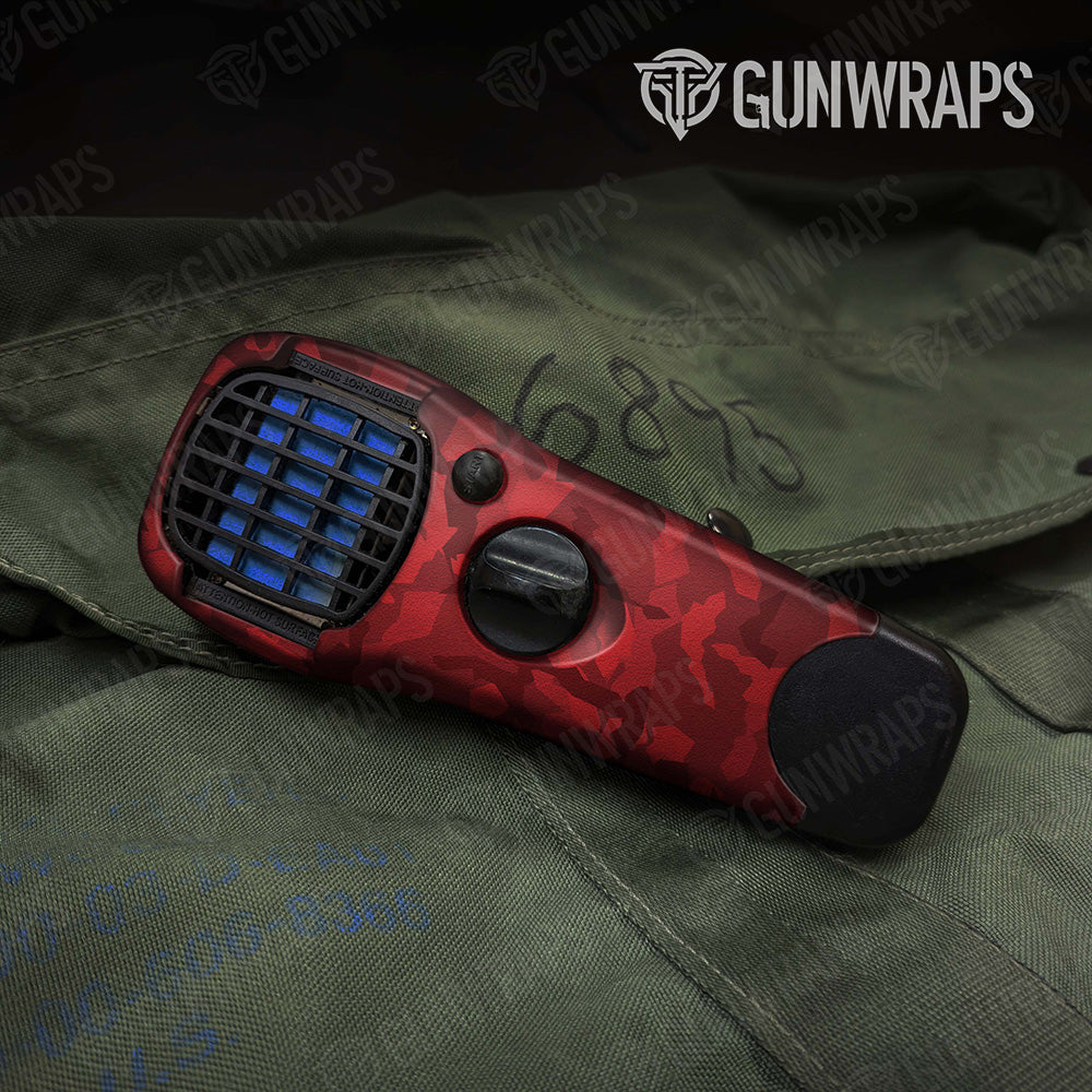Erratic Elite Red Camo Thermacell Gear Skin Vinyl Wrap
