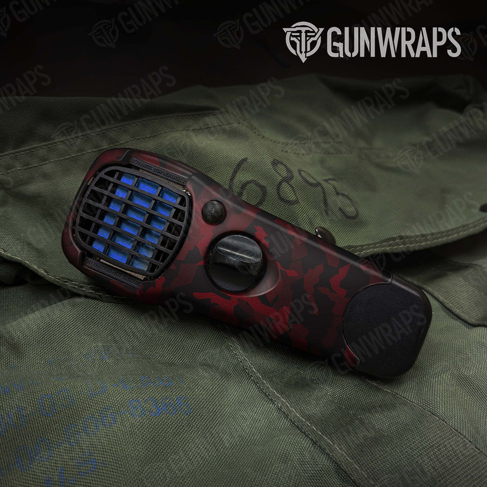 Erratic Vampire Red Camo Thermacell Gear Skin Vinyl Wrap