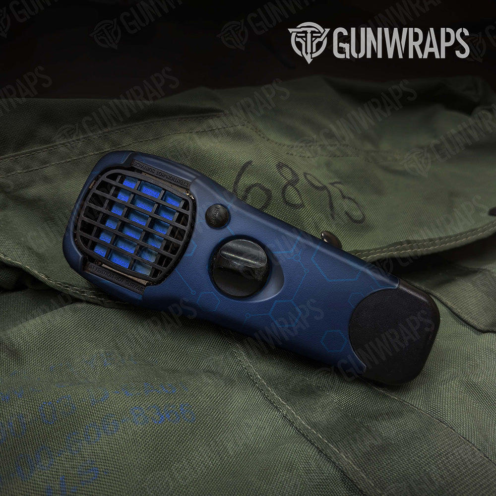 Hex DNA Elite Blue Thermacell Gear Skin Vinyl Wrap